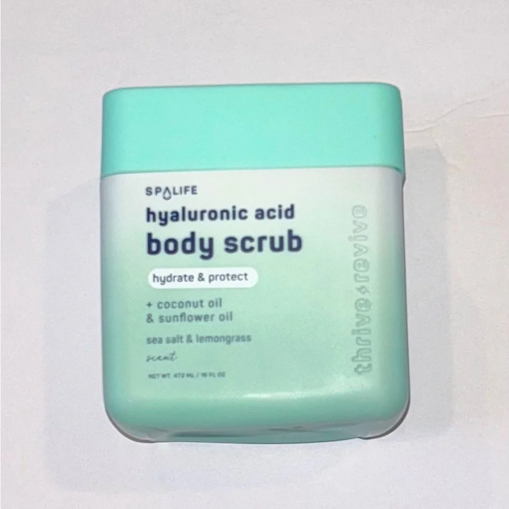 Spa Life Hydrate and Protect Body Scrub with Hyaluronic Acid, Coconut Oil - Picture 1 of 4